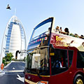 Uber Tours People in the bus looking at burj al arab